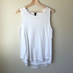 J.Crew white sleeveless top
